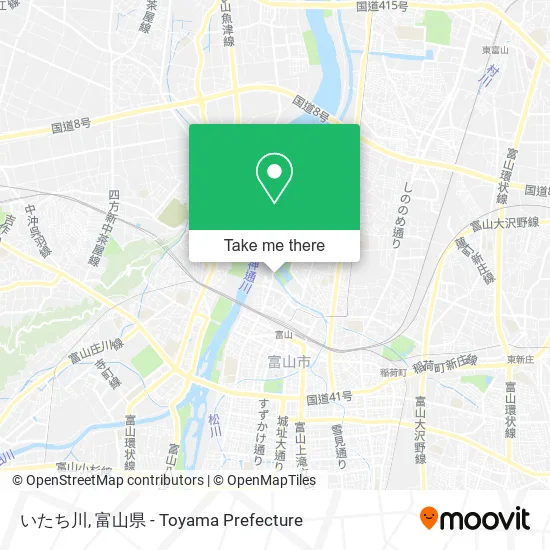 いたち川 map