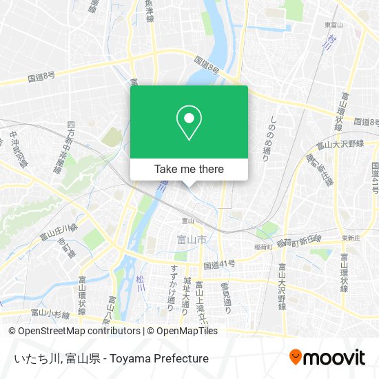いたち川 map