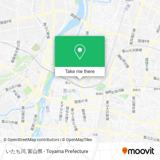 いたち川 map