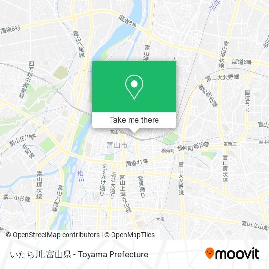 いたち川 map
