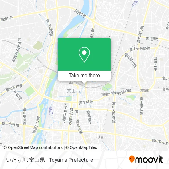 いたち川 map