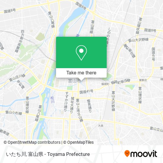 いたち川 map