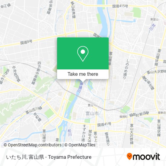 いたち川 map