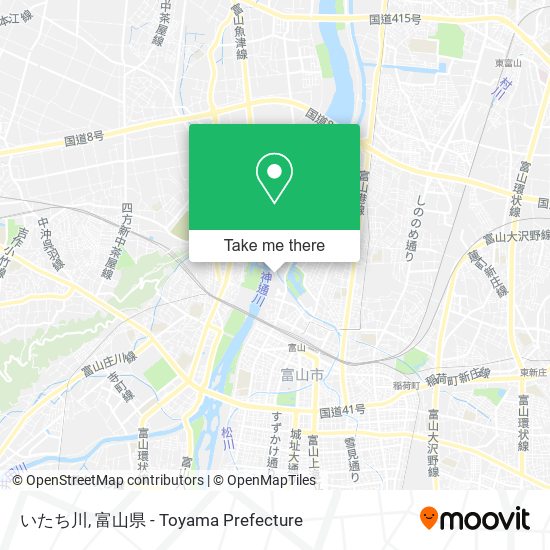 いたち川 map
