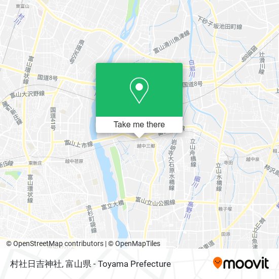 村社日吉神社 map