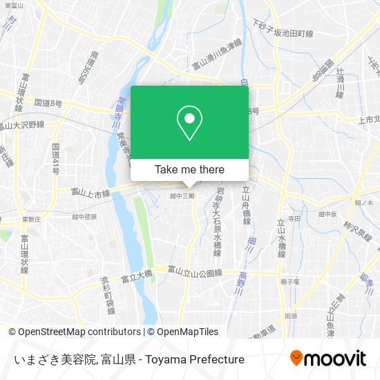 いまざき美容院 map