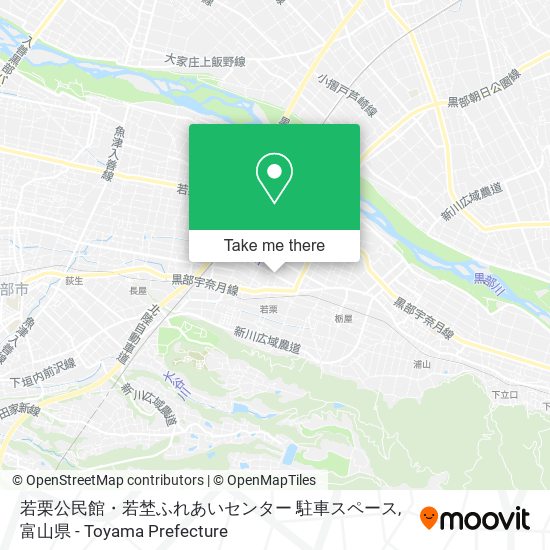 若栗公民館・若埜ふれあいセンター 駐車スペース map