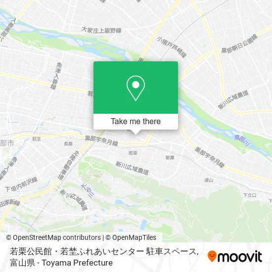 若栗公民館・若埜ふれあいセンター 駐車スペース map