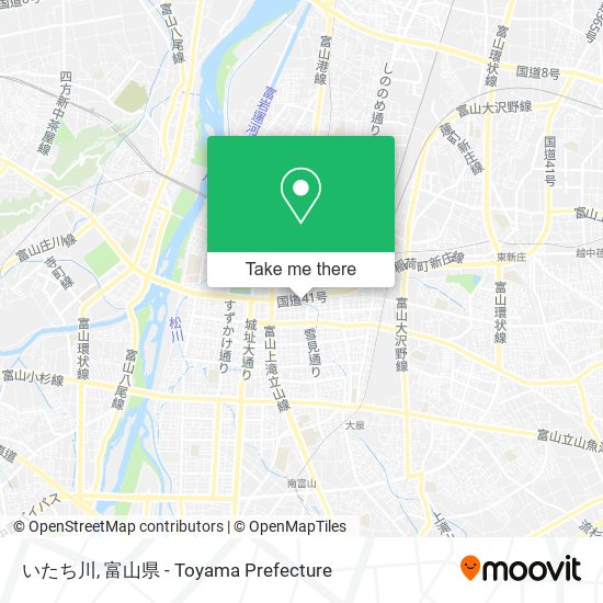 いたち川 map
