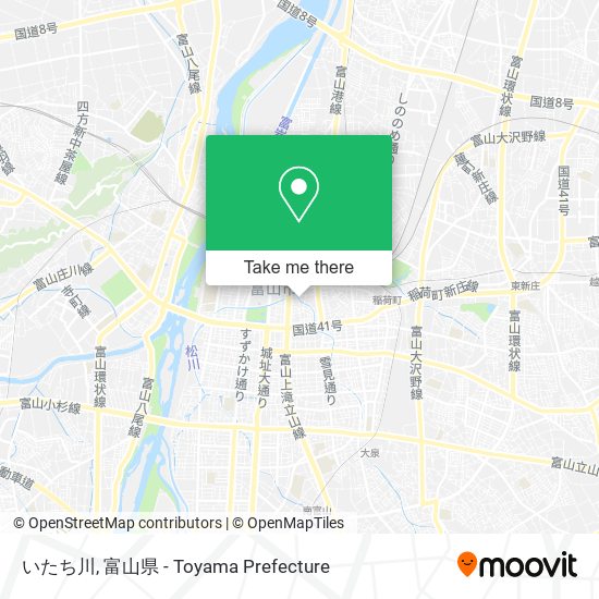 いたち川 map