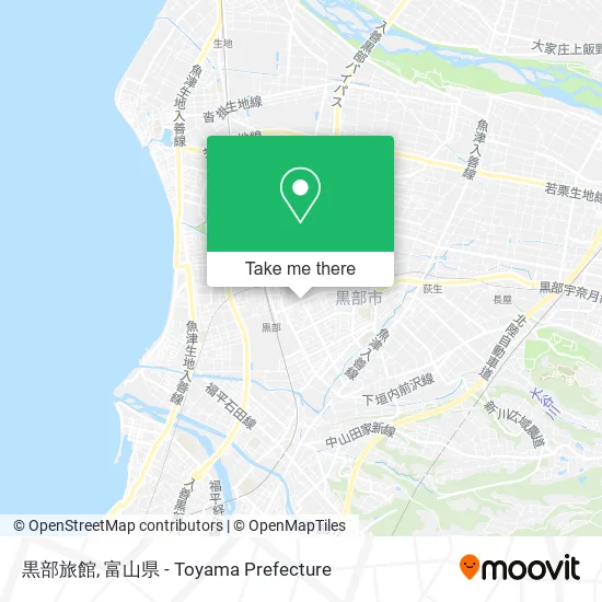 黒部旅館 map