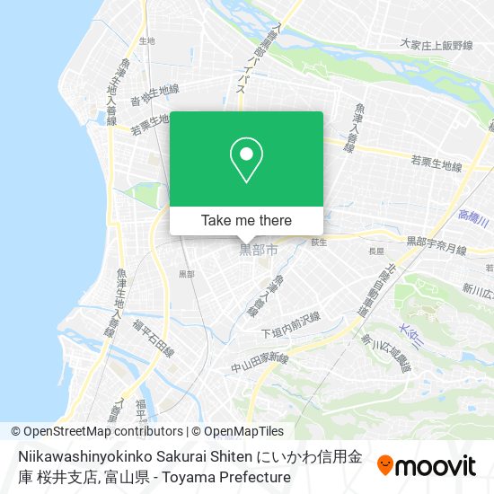Niikawashinyokinko Sakurai Shiten にいかわ信用金庫 桜井支店 map