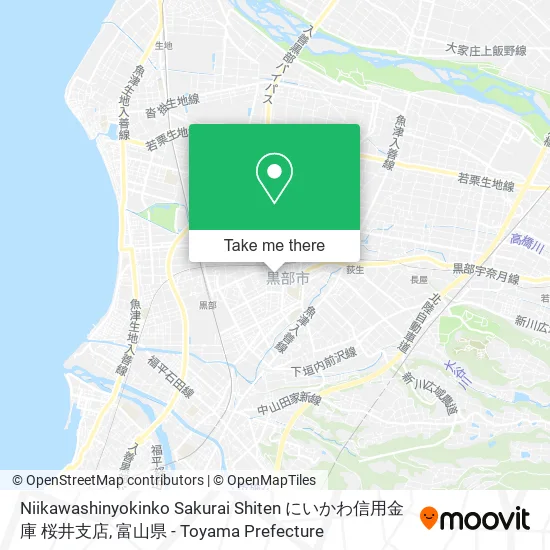 Niikawashinyokinko Sakurai Shiten にいかわ信用金庫 桜井支店 map