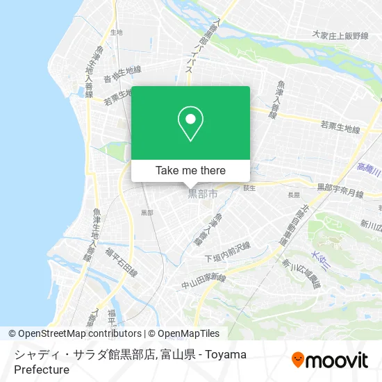 シャディ・サラダ館黒部店 map