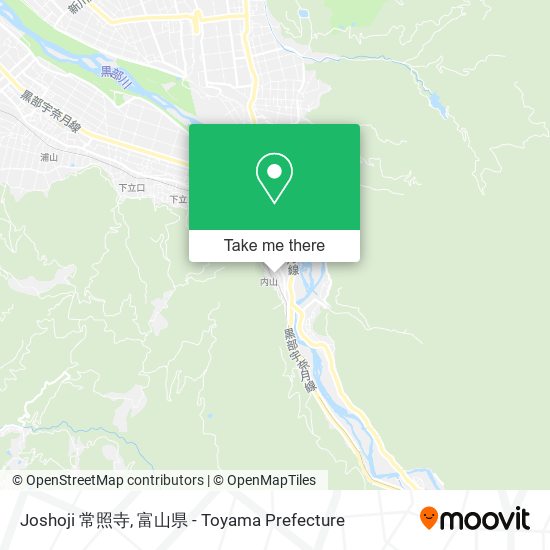 Joshoji 常照寺 map