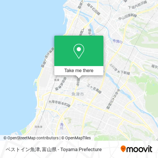 ベストイン魚津 map