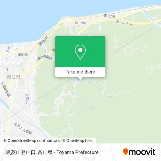 黒菱山登山口 map