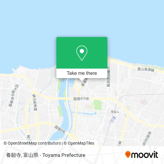 養願寺 map