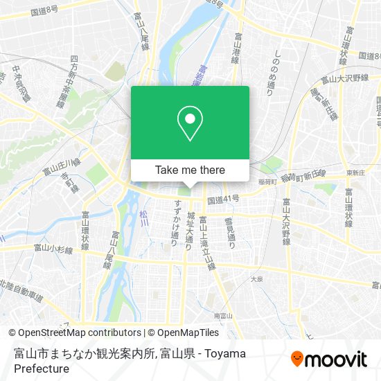 富山市まちなか観光案内所 map