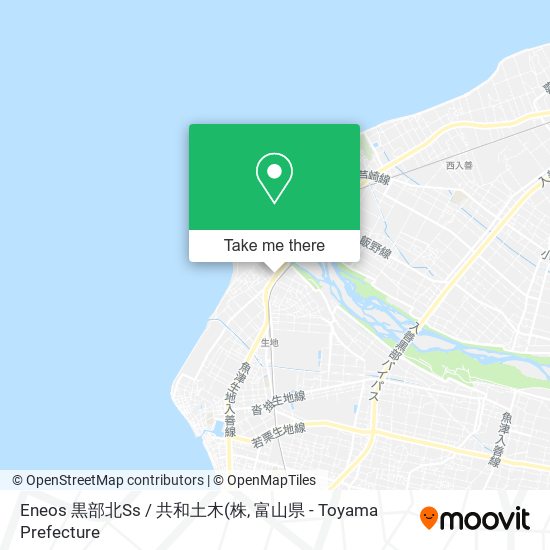 Eneos 黒部北Ss / 共和土木 map