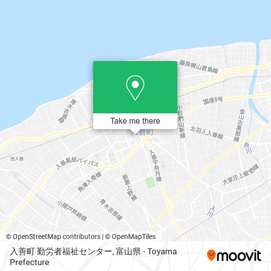 入善町 勤労者福祉センター map