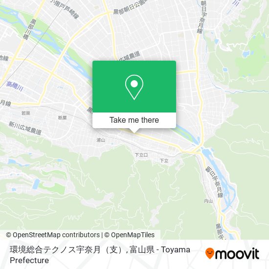 環境総合テクノス宇奈月（支） map