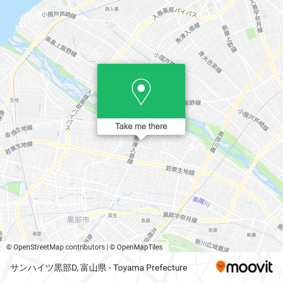 サンハイツ黒部D map