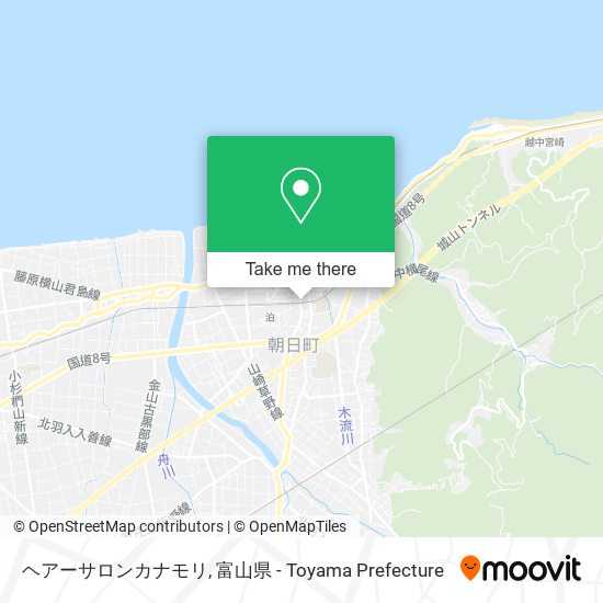 ヘアーサロンカナモリ map