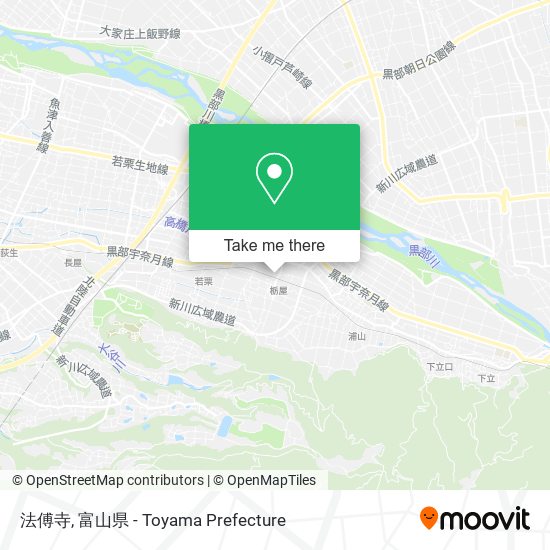法傅寺 map
