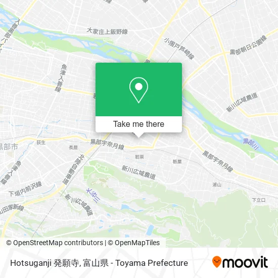 Hotsuganji 発願寺 map
