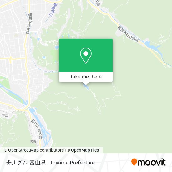 舟川ダム map