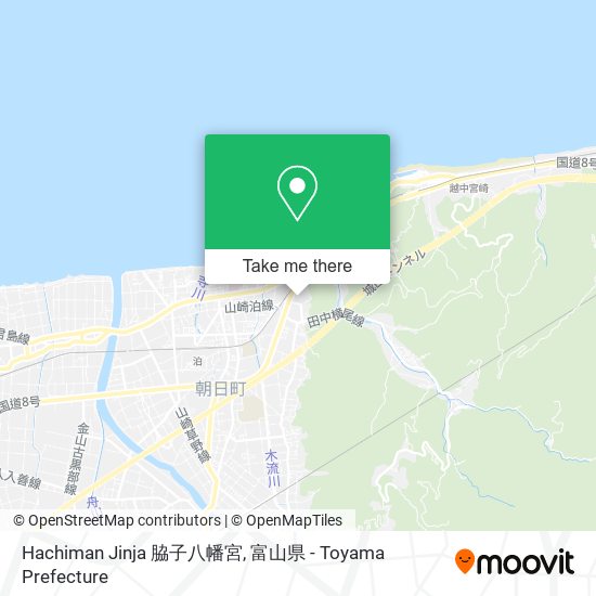 Hachiman Jinja 脇子八幡宮 map
