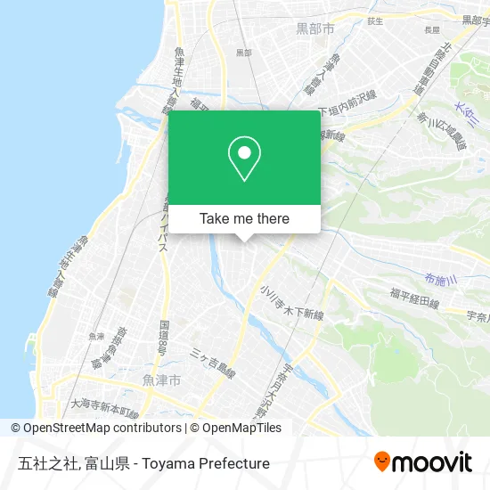 五社之社 map