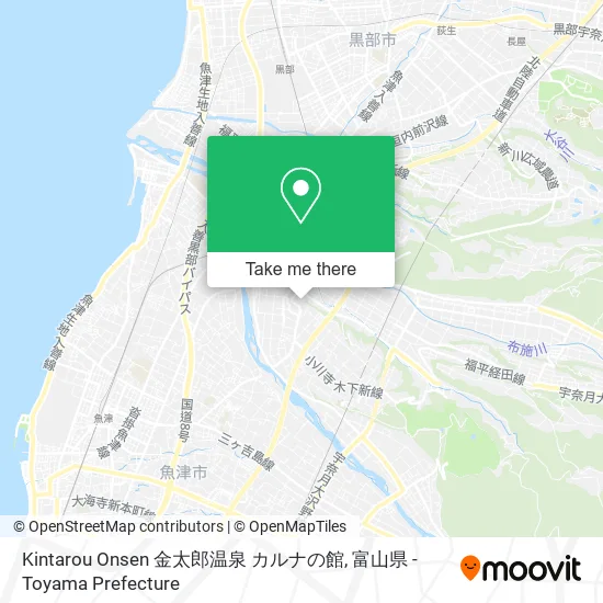 Kintaro Onsen Karna Hall map