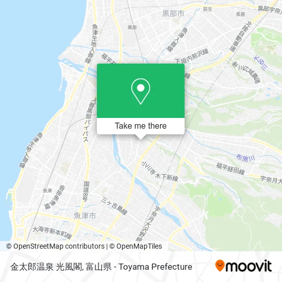 金太郎温泉 光風閣 map