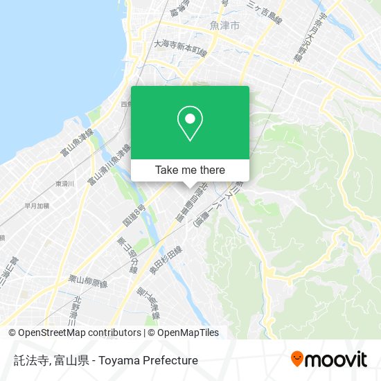 託法寺 map