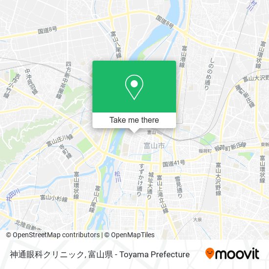 神通眼科クリニック map
