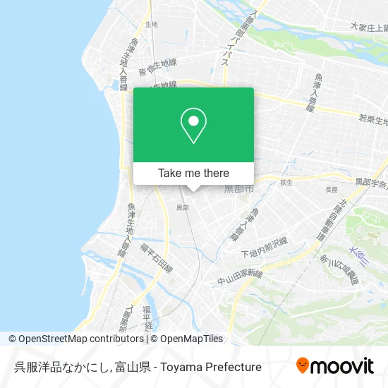 呉服洋品なかにし map