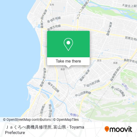 Ｊａくろべ農機具修理所 map