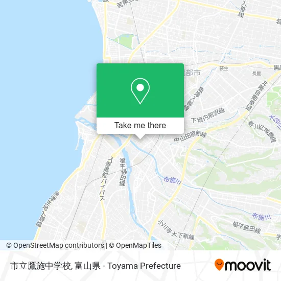 市立鷹施中学校 map