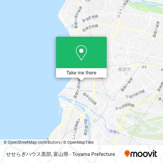 せせらぎハウス黒部 map