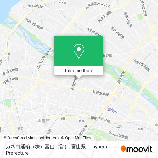 カネヨ運輸（株）富山（営） map