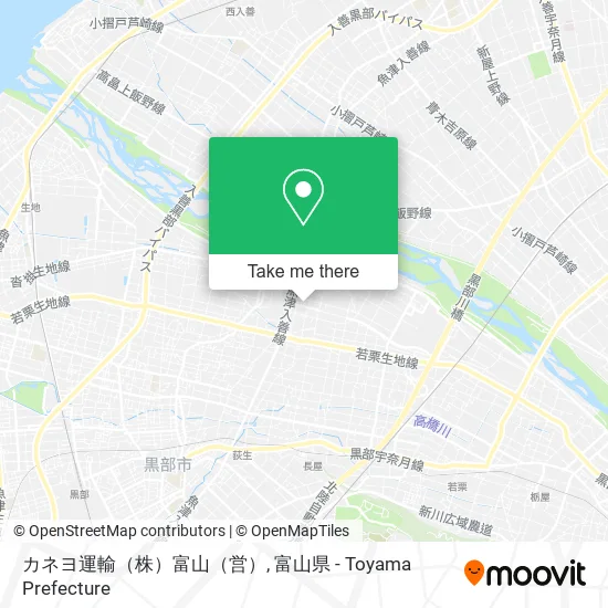 カネヨ運輸（株）富山（営） map