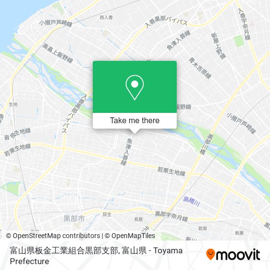 富山県板金工業組合黒部支部 map