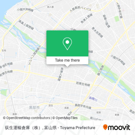 荻生運輸倉庫（株） map