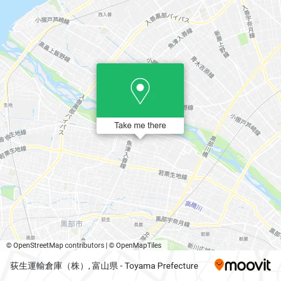 荻生運輸倉庫（株） map