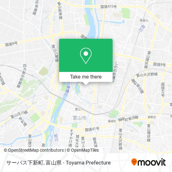 サーパス下新町 map