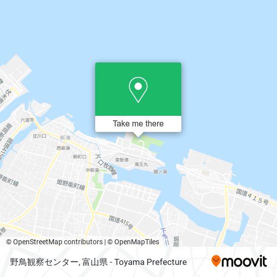 野鳥観察センター map