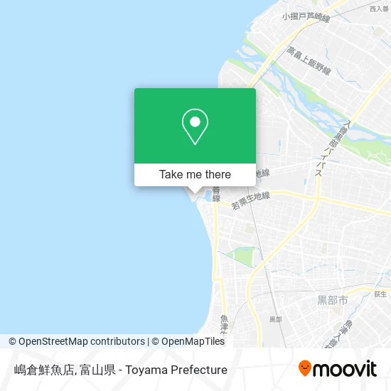 嶋倉鮮魚店 map