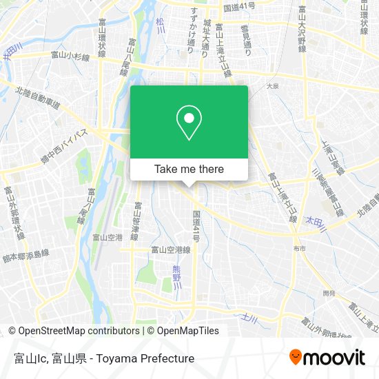 富山Ic map